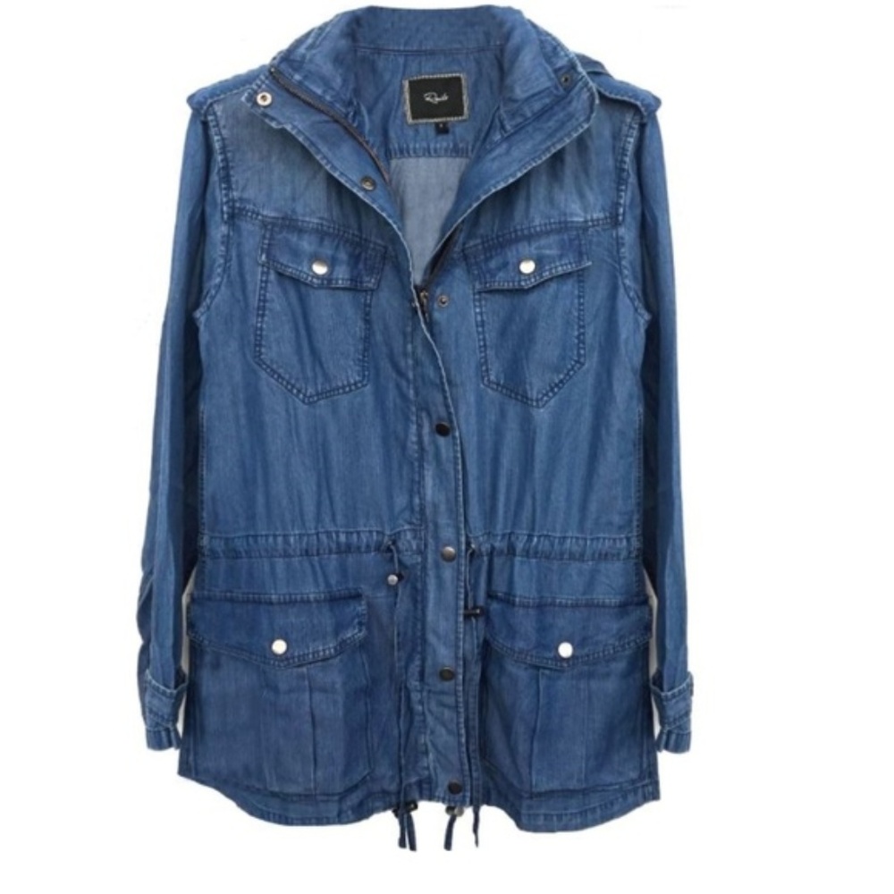 Rails Denim Anorak Size Xs - image 1